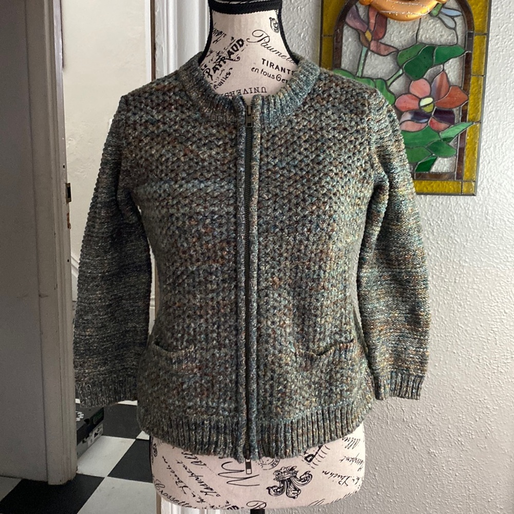 EUC  Fever zip up sweater, cardigan, size small